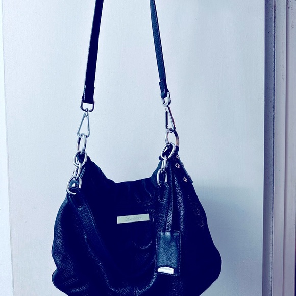 Calvin Klein Slouchy Leather Handbag/Crossbody - Picture 6 of 10